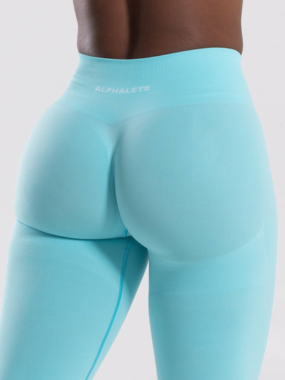 Pump High Rise Legging - Aqua Blue | Alphalete