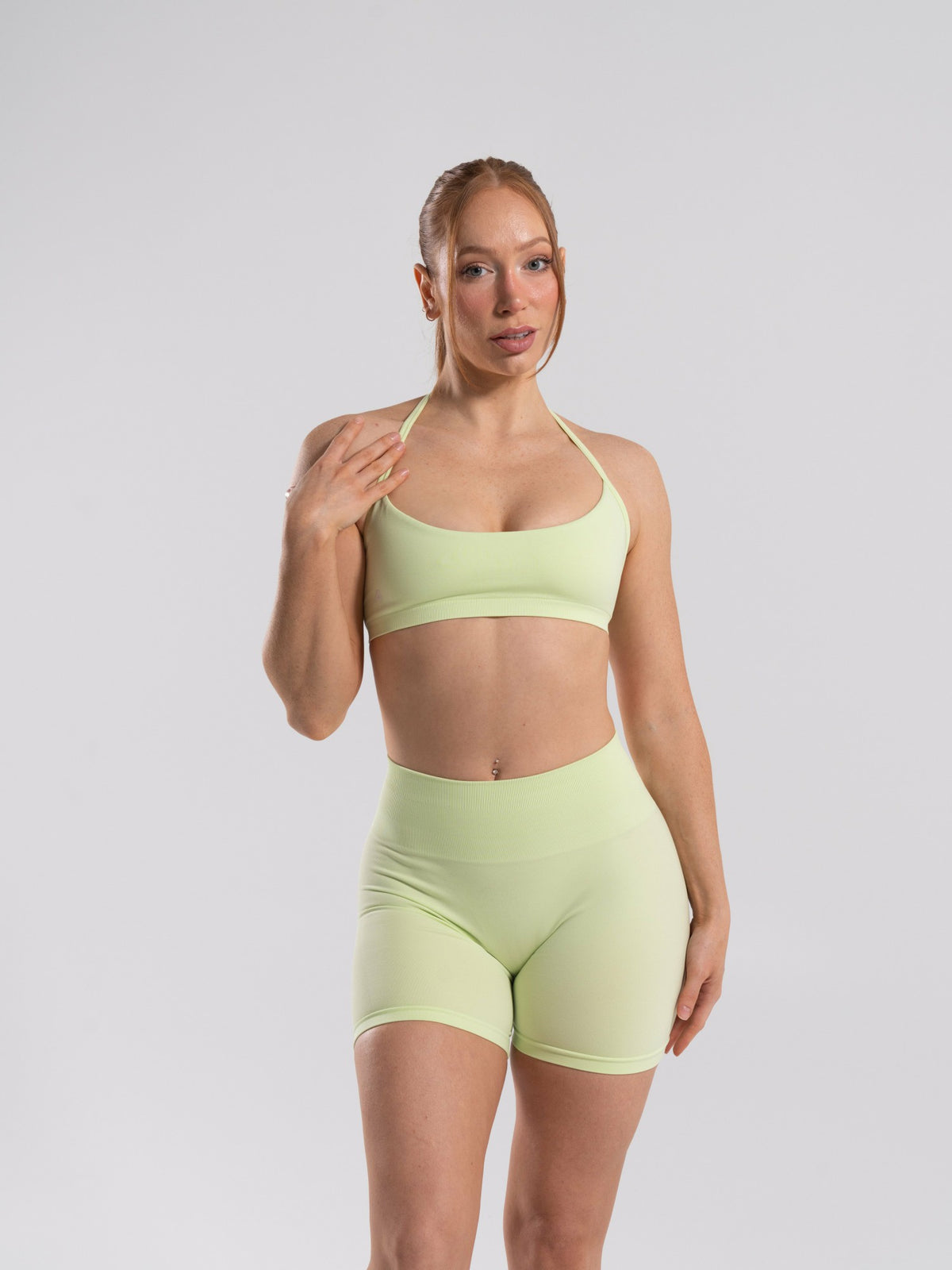 Amplify Minimal Bra - Citrus Frost - Best Sports Bra | Alphalete