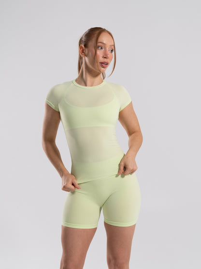 Softcurve Tee - Citrus Frost - Workout Clothes For Women | Alphalete
