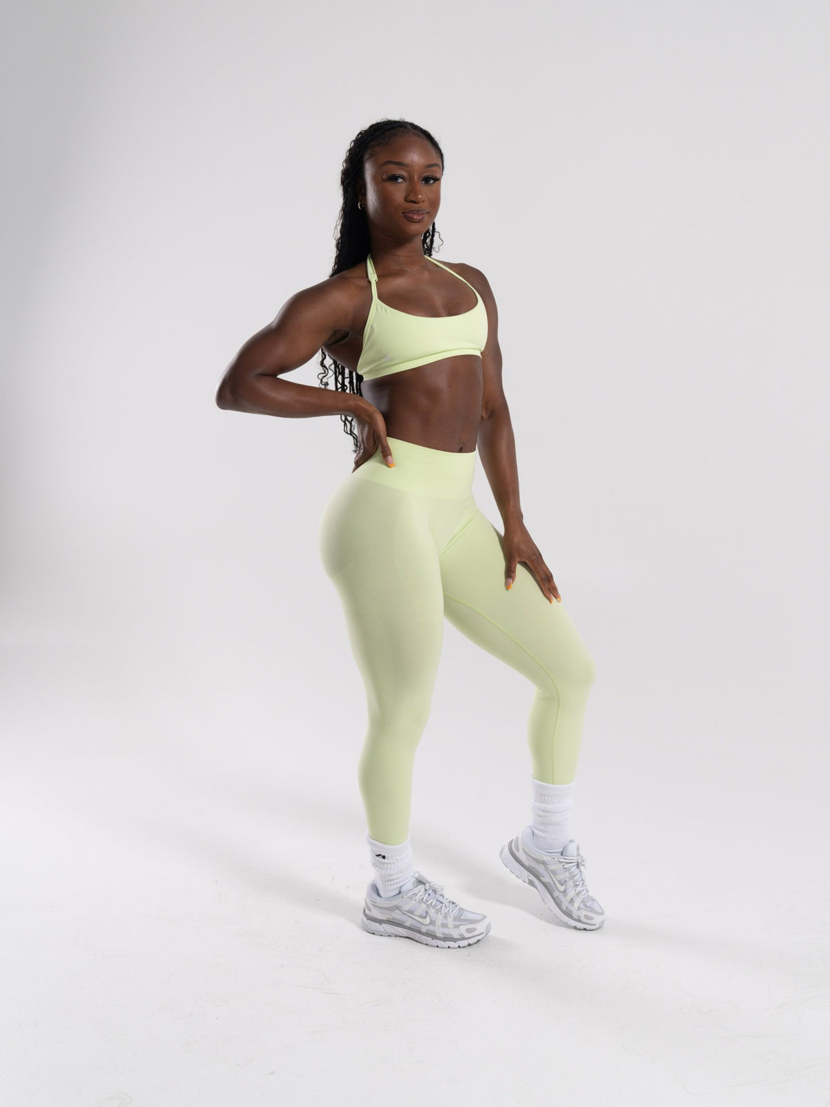 Pump Mid Rise Legging - Citrus Frost | Alphalete