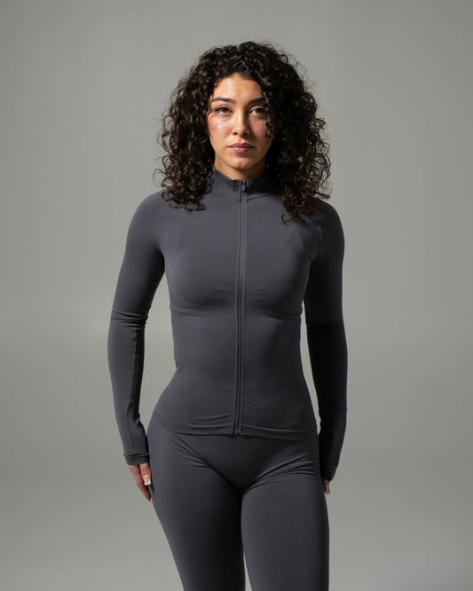 Glass Jacket - Thunderstorm - Workout Clothes For Women | Alphalete