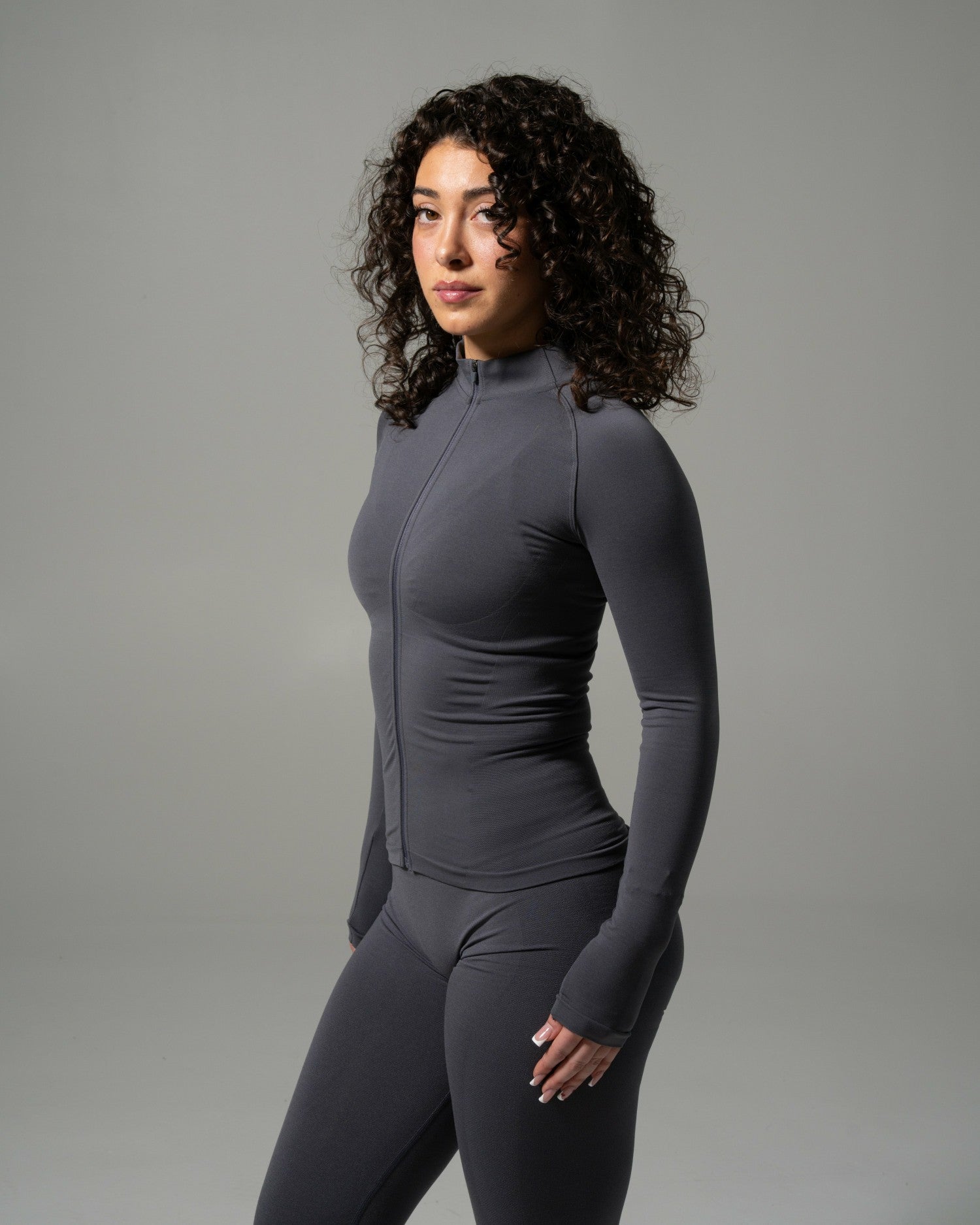 Glass Jacket - Thunderstorm - Workout Clothes For Women | Alphalete