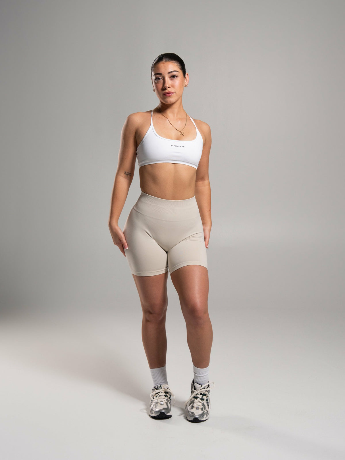 Pump High Rise Short - Wheat - Workout Clothes For Women | Alphalete