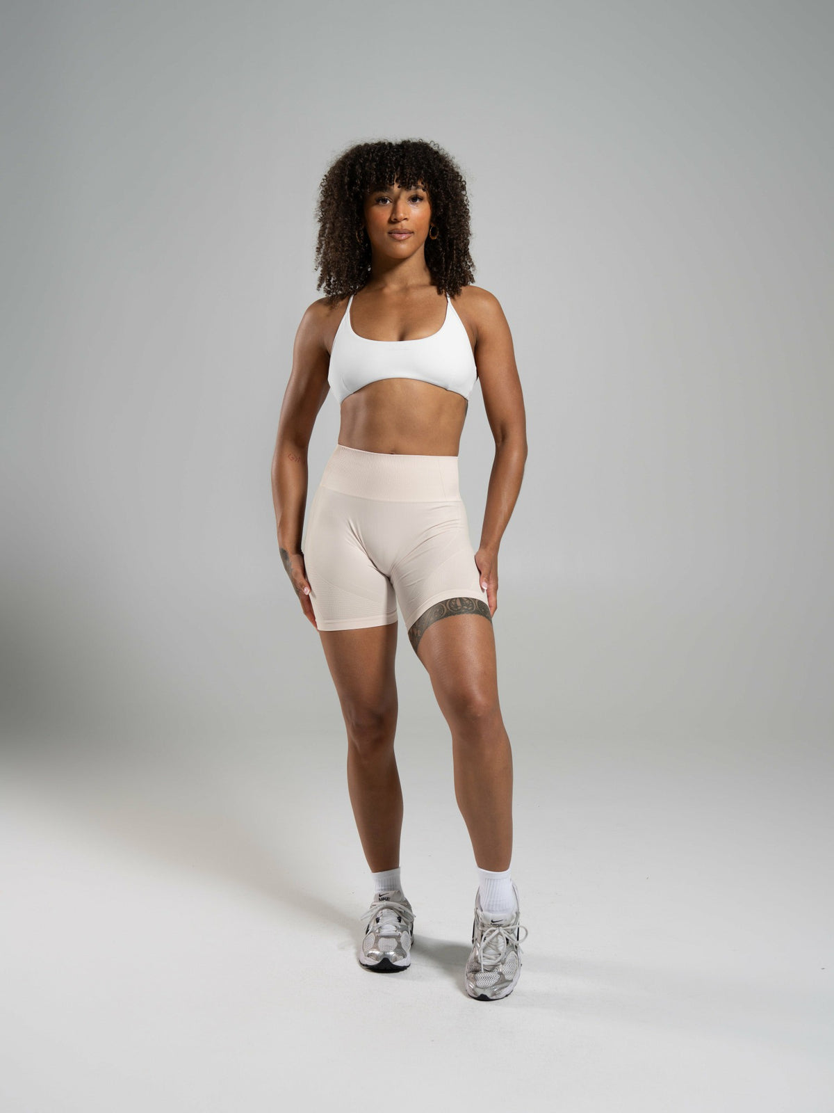 Revive High Rise Short - Wheat - Workout Clothes For Women | Alphalete