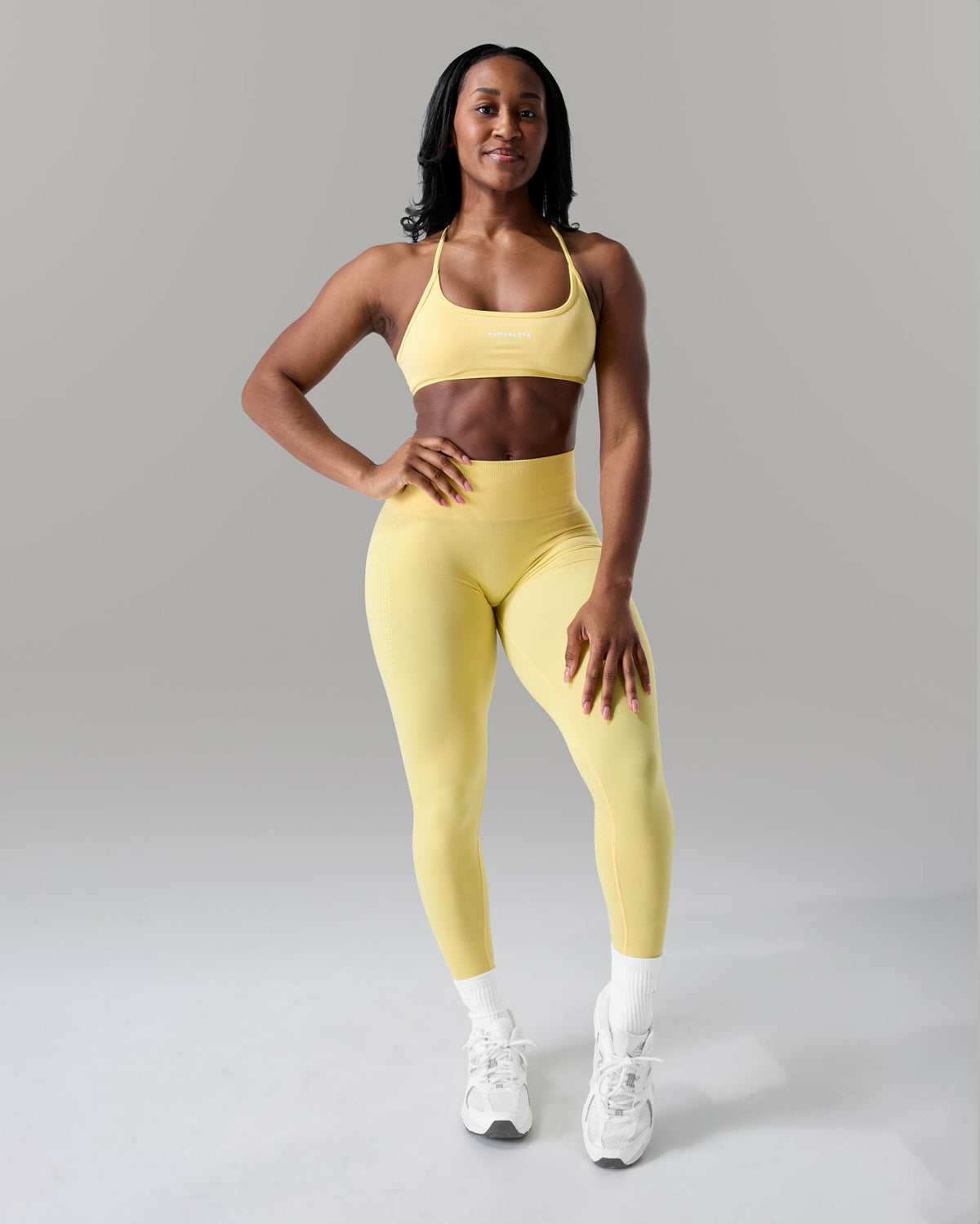 Contour Mid Rise Legging - Canary | Alphalete