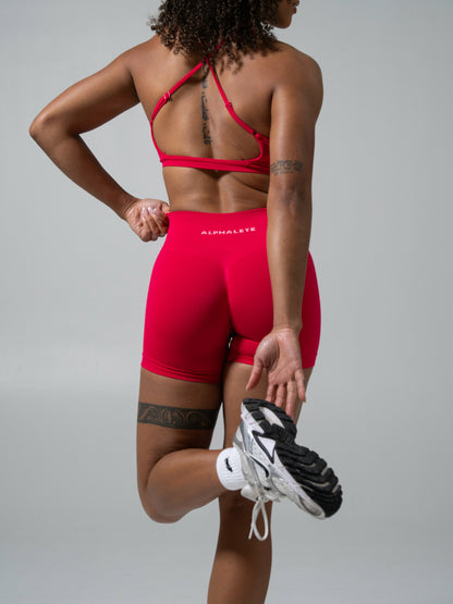 Contour Mid Rise Short - Wild Strawberry | Alphalete