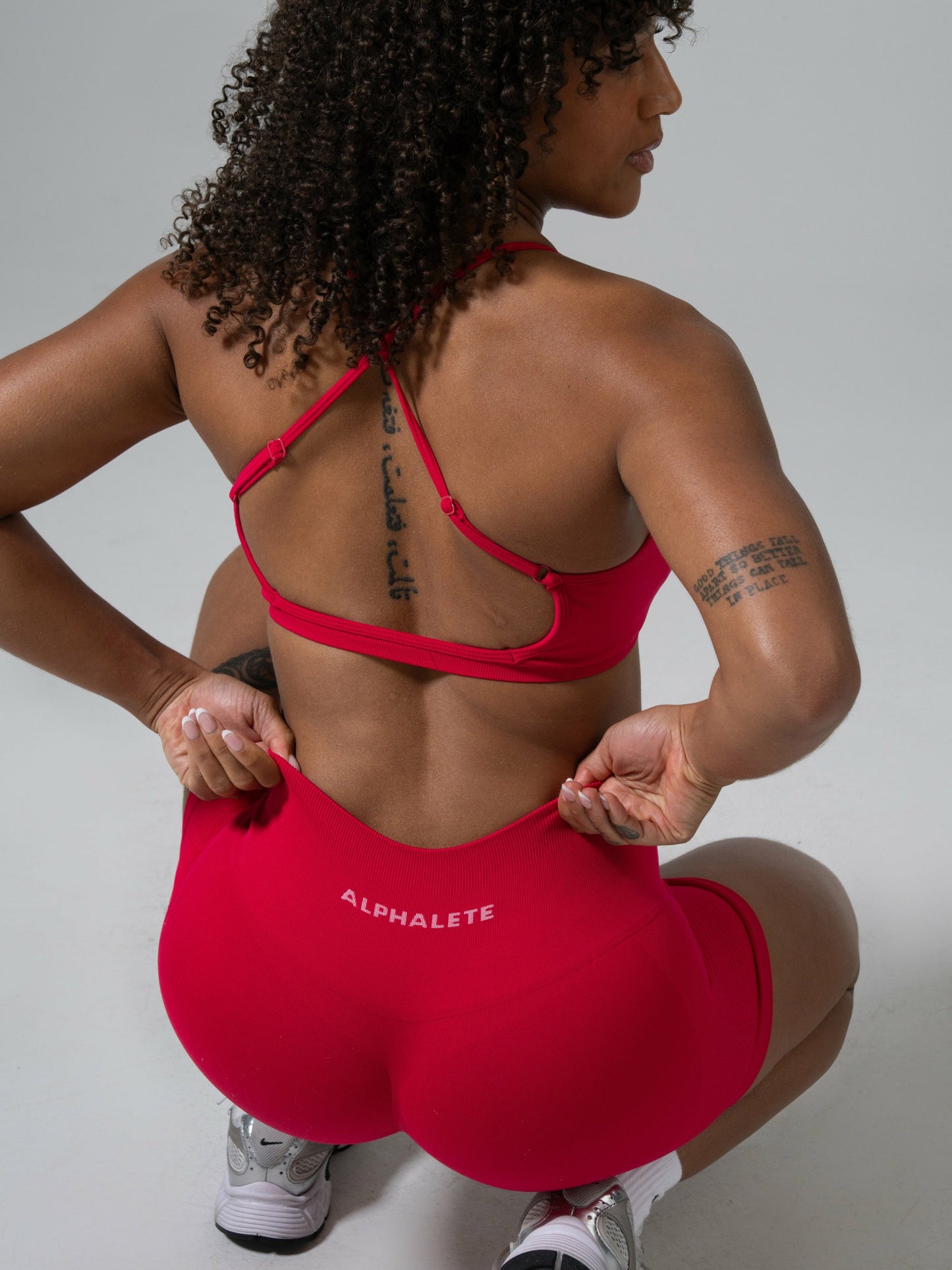 Contour Mid Rise Short - Wild Strawberry | Alphalete