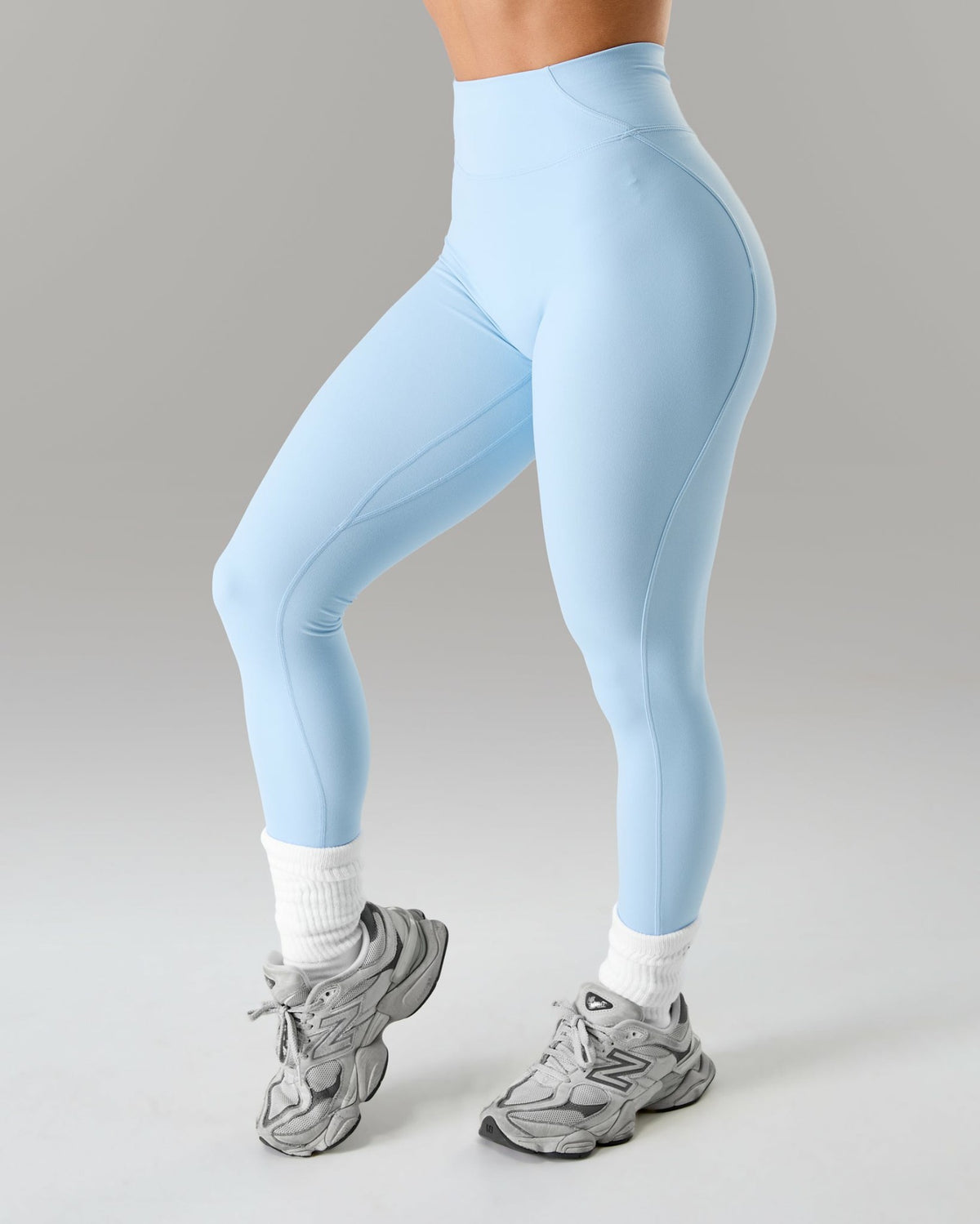 Aura Ultra-High Rise Legging - Powder Blue | Alphalete