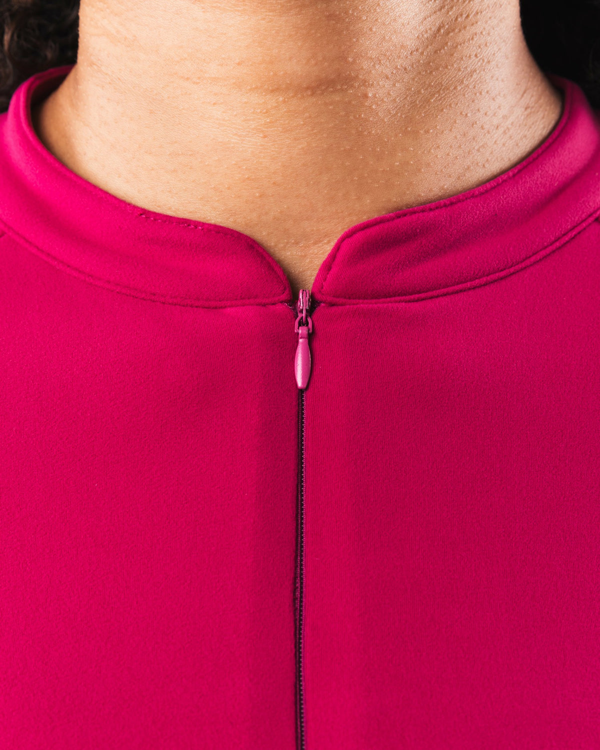 KDM LS Zip Bra - Berry - Best Sports Bra | Alphalete
