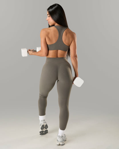 Corinna Bra A/B - Pewter - Best Sports Bra | Alphalete