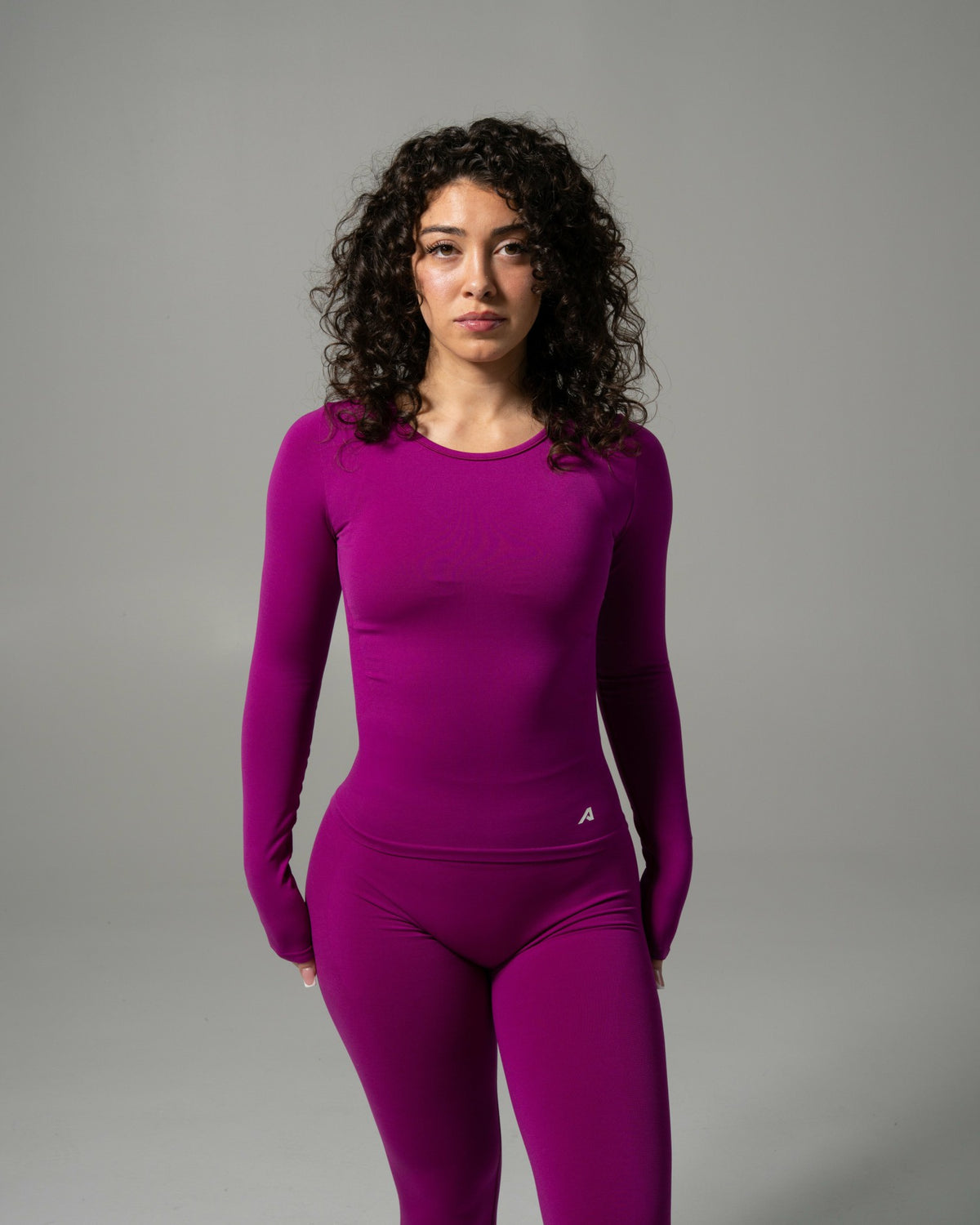 Glass LS - Dark Fuchsia - Workout Clothes | Alphalete
