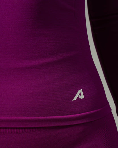 Glass LS - Dark Fuchsia - Workout Clothes | Alphalete