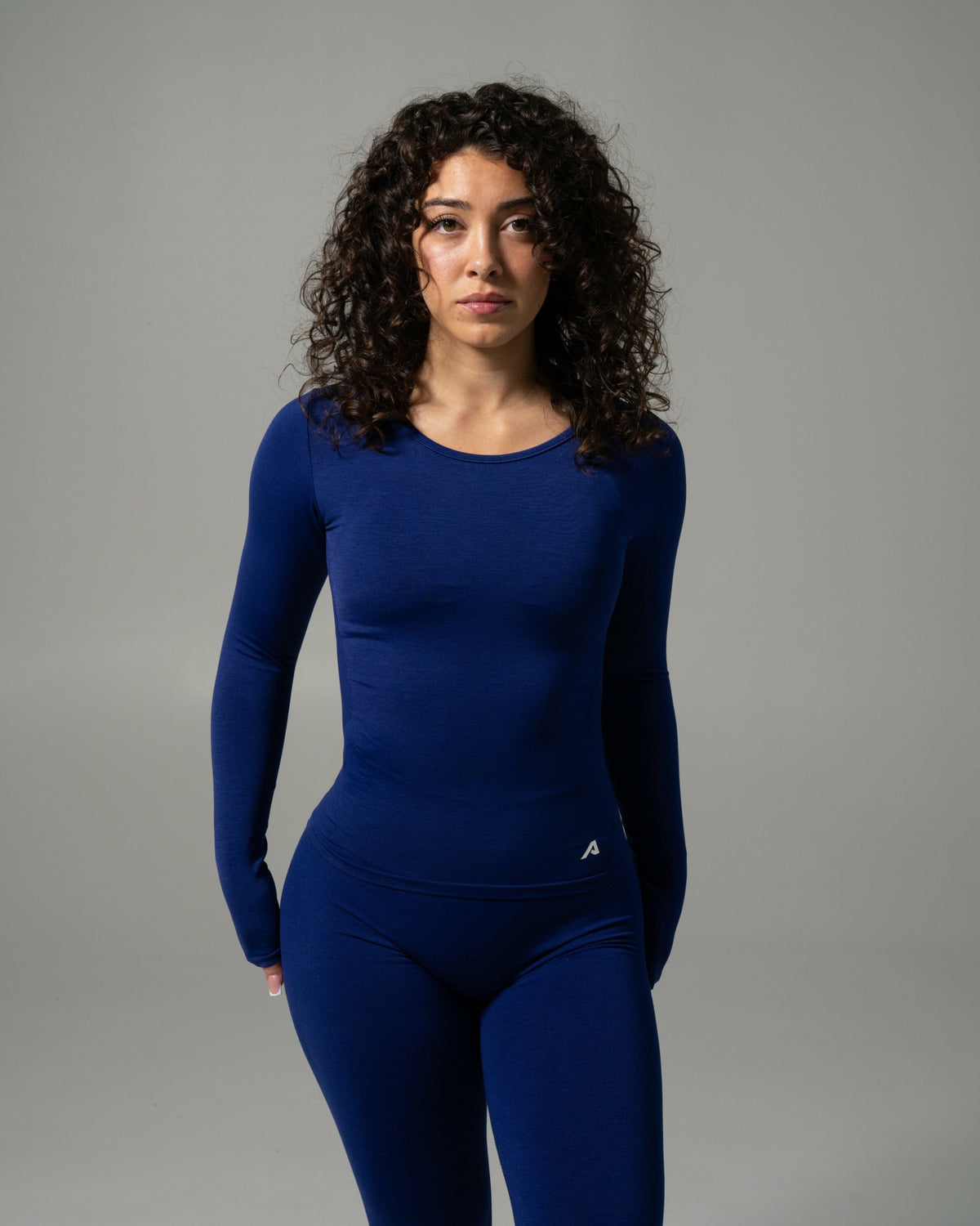 Glass LS - Indigo - Workout Clothes | Alphalete