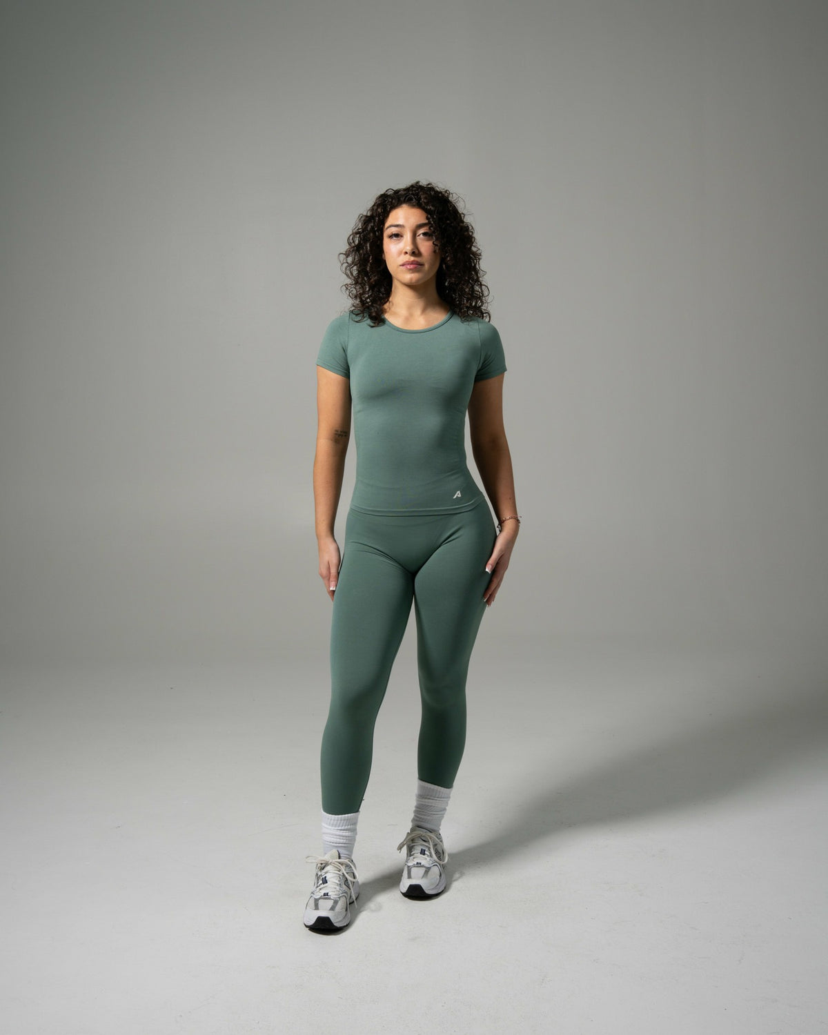 Glass Tee - Juniper Green - Workout Clothes For Women | Alphalete
