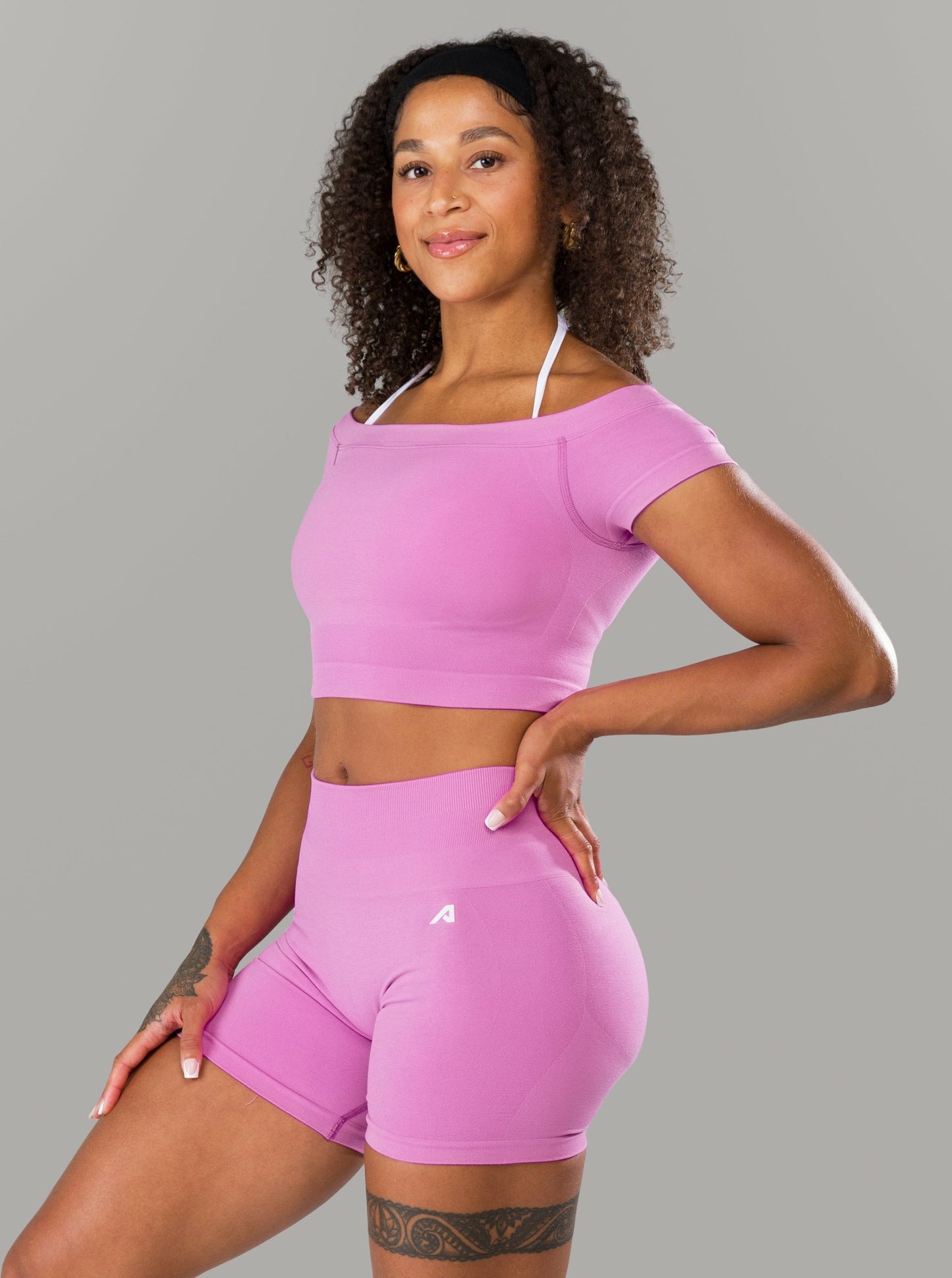 Halley SS - Orchid - Workout Clothes | Alphalete