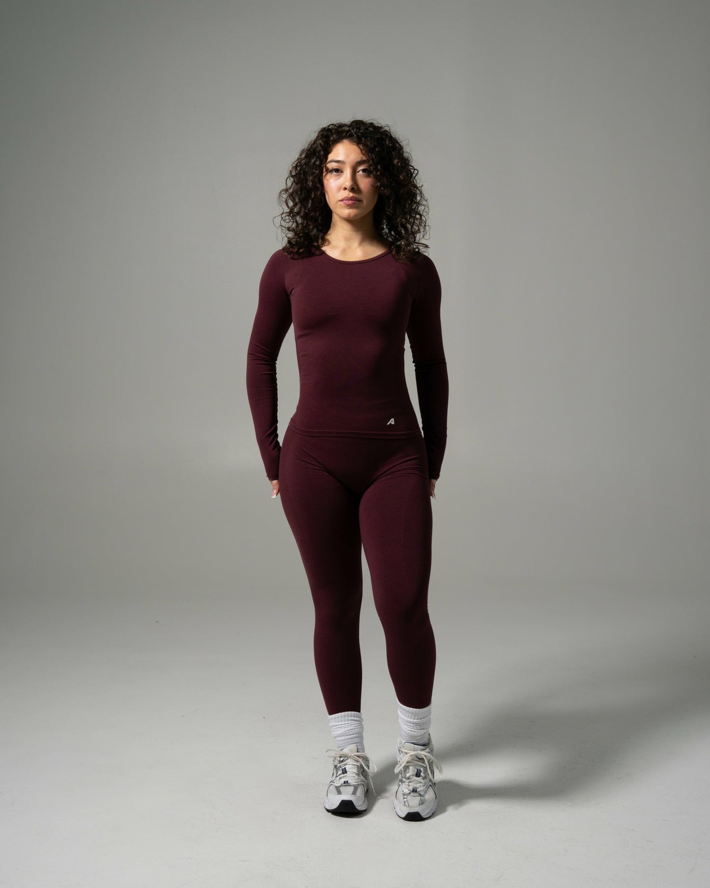 Glass LS - Merlot - Workout Clothes | Alphalete