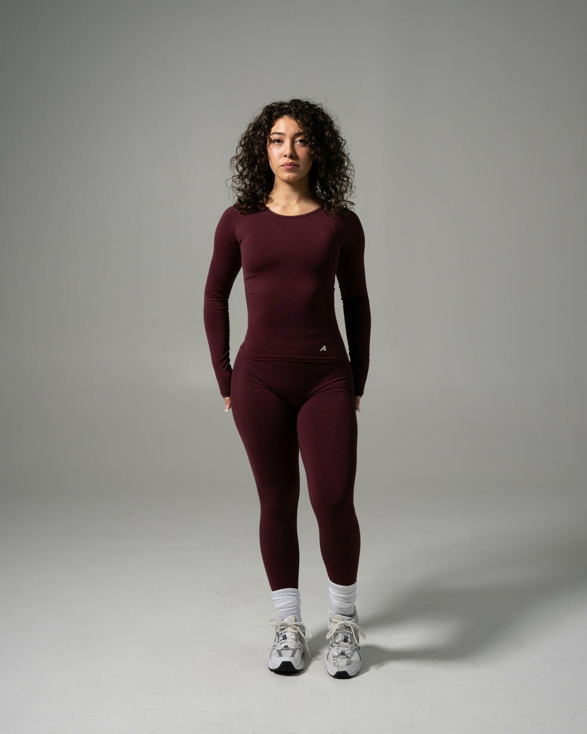 Glass LS - Merlot - Workout Clothes | Alphalete