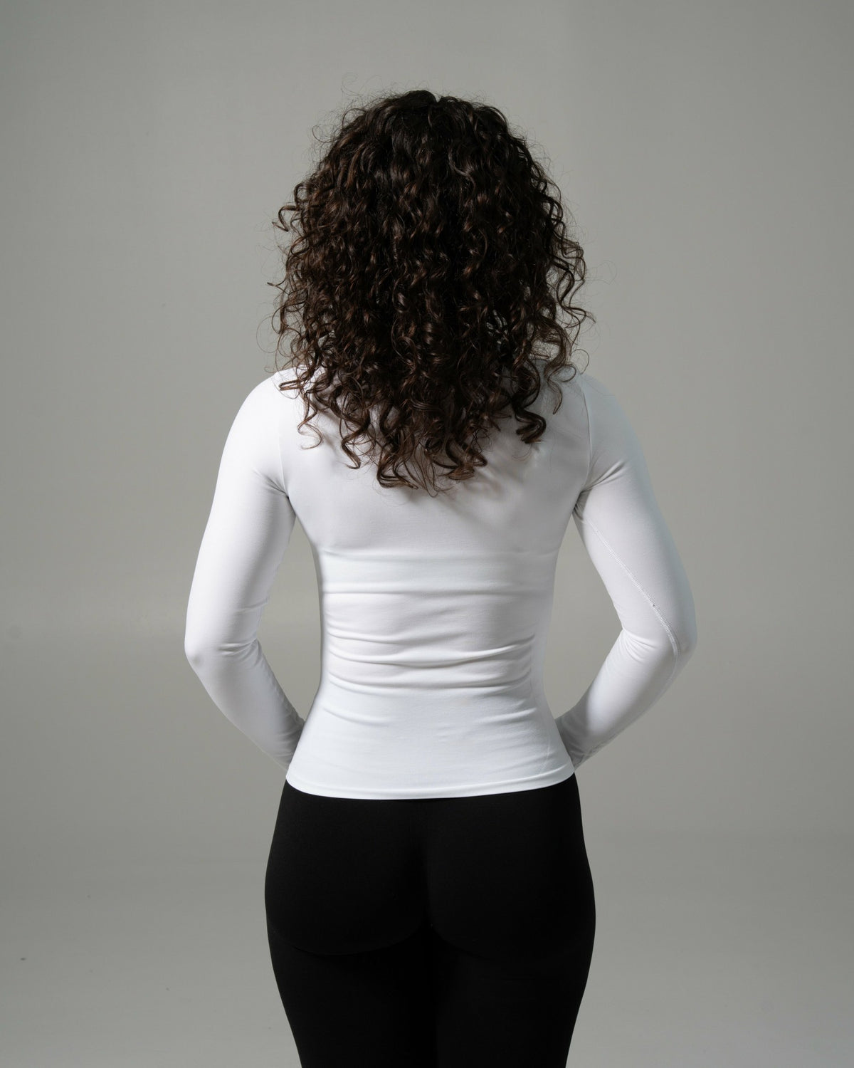 Glass LS - White - Workout Clothes | Alphalete