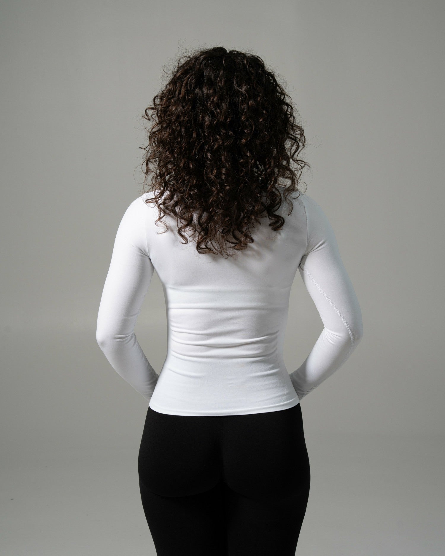 Glass LS - White - Workout Clothes | Alphalete