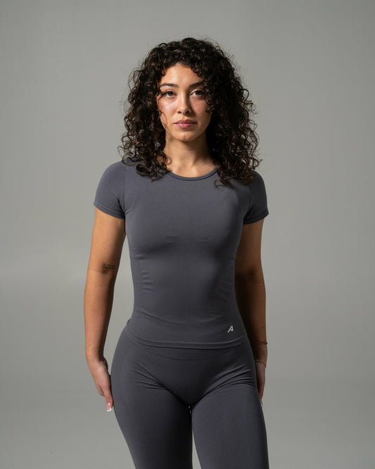 Glass Tee - Thunderstorm - Workout Clothes For Women | Alphalete