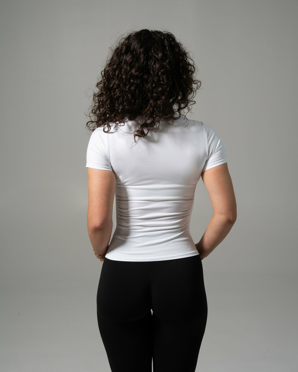 Glass Tee - White - Workout Clothes For Women | Alphalete