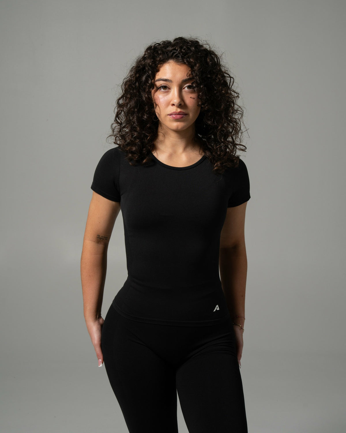 Glass Tee - Black - Workout Clothes For Women | Alphalete