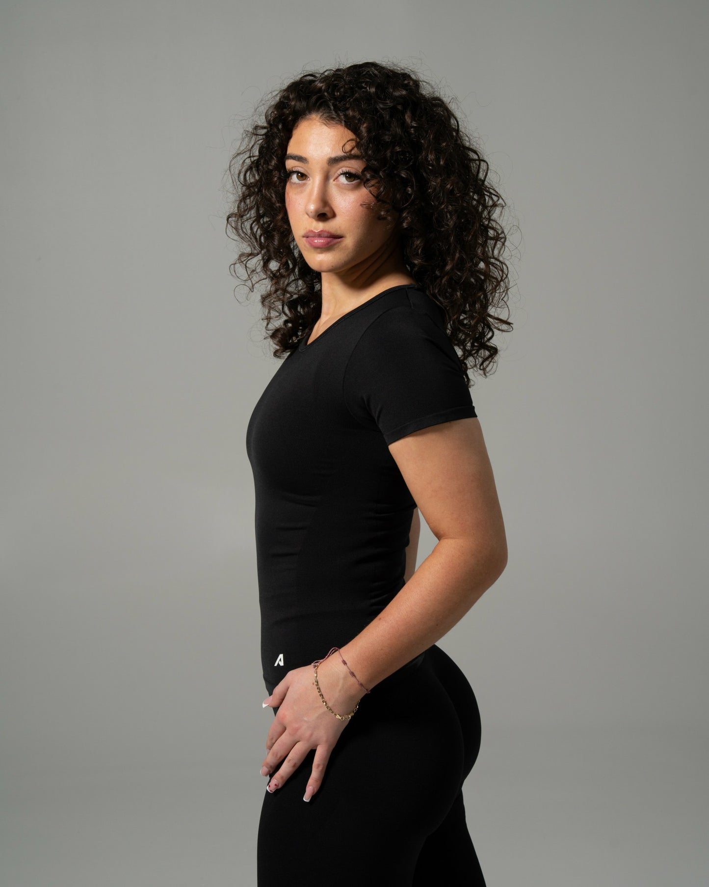 Glass Tee - Black - Workout Clothes For Women | Alphalete