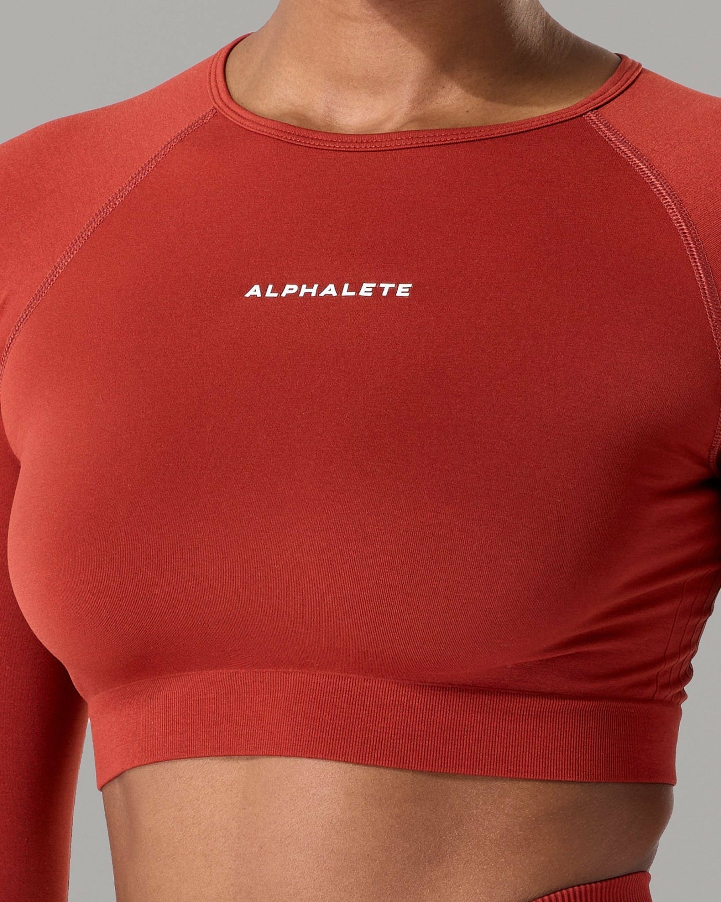 Amplify LS - Brick - Workout Clothes | Alphalete