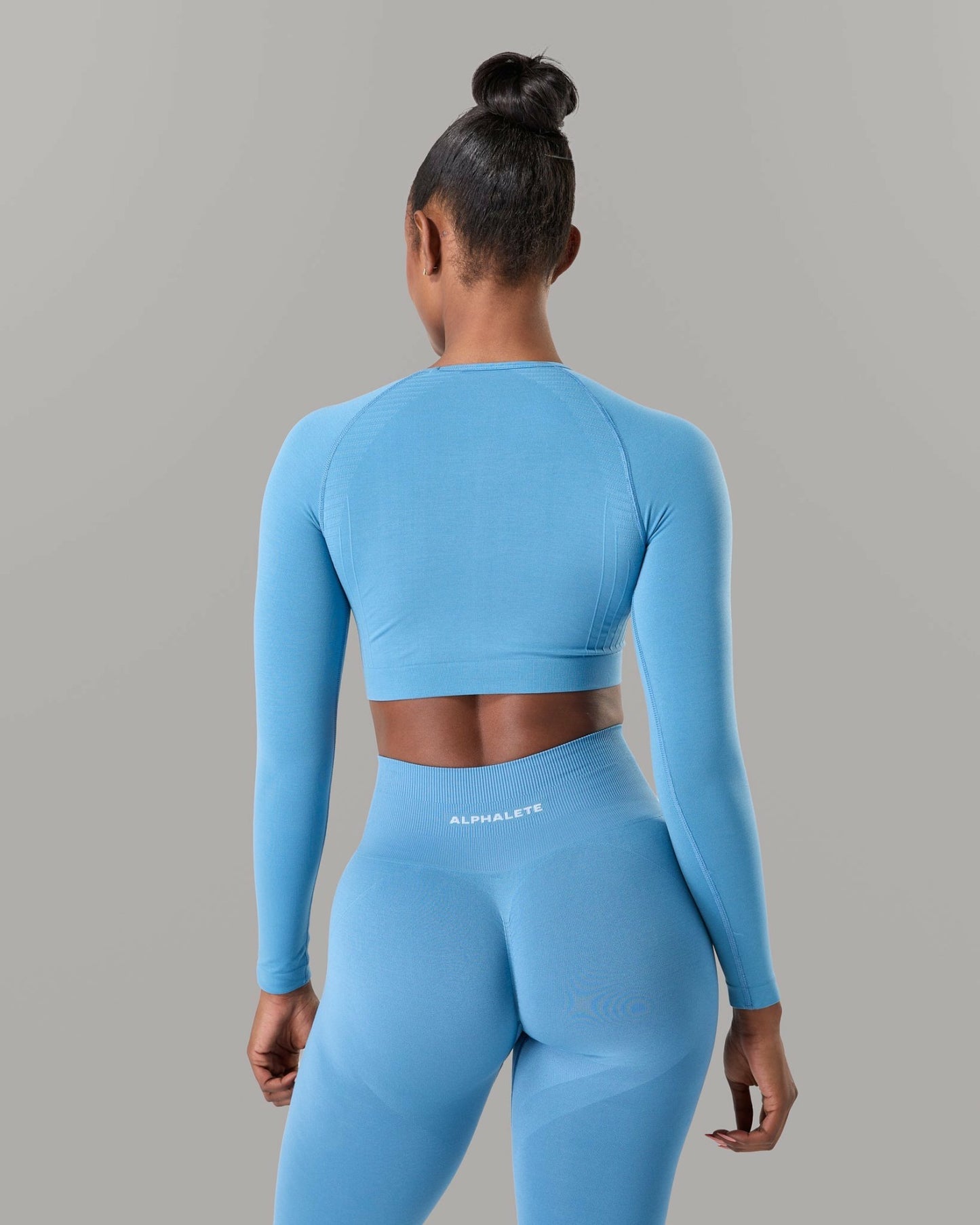 Amplify LS - Coastal Blue - Workout Clothes | Alphalete