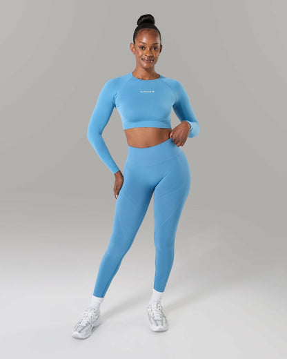 Amplify LS - Coastal Blue - Workout Clothes | Alphalete