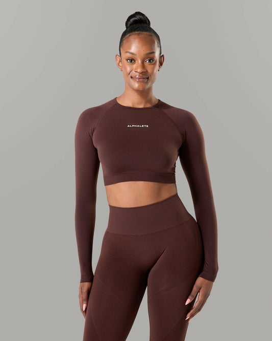 Amplify LS - Cashmere - Workout Clothes | Alphalete