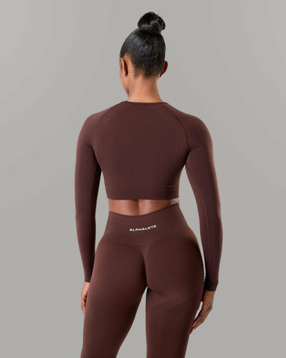 Amplify LS - Cashmere - Workout Clothes | Alphalete