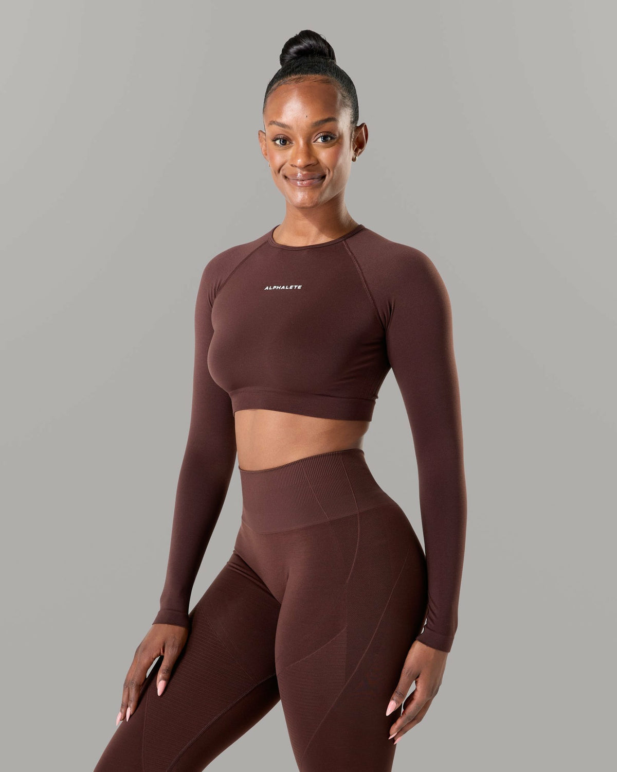 Amplify LS - Cashmere - Workout Clothes | Alphalete