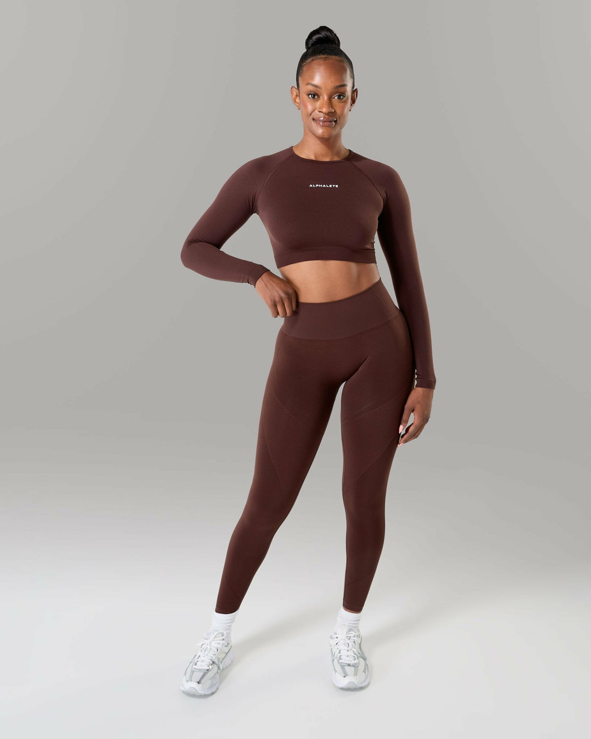 Amplify LS - Cashmere - Workout Clothes | Alphalete