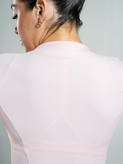 Aura Sculpt Jacket Long - Ballet Pink | Alphalete