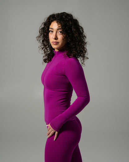 Glass Jacket - Dark Fuchsia - Workout Clothes For Women | Alphalete
