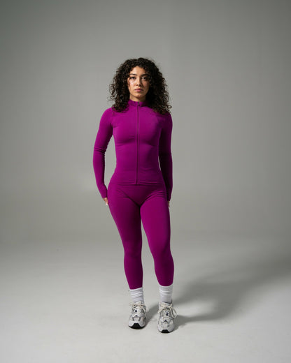 Glass Jacket - Dark Fuchsia - Workout Clothes For Women | Alphalete