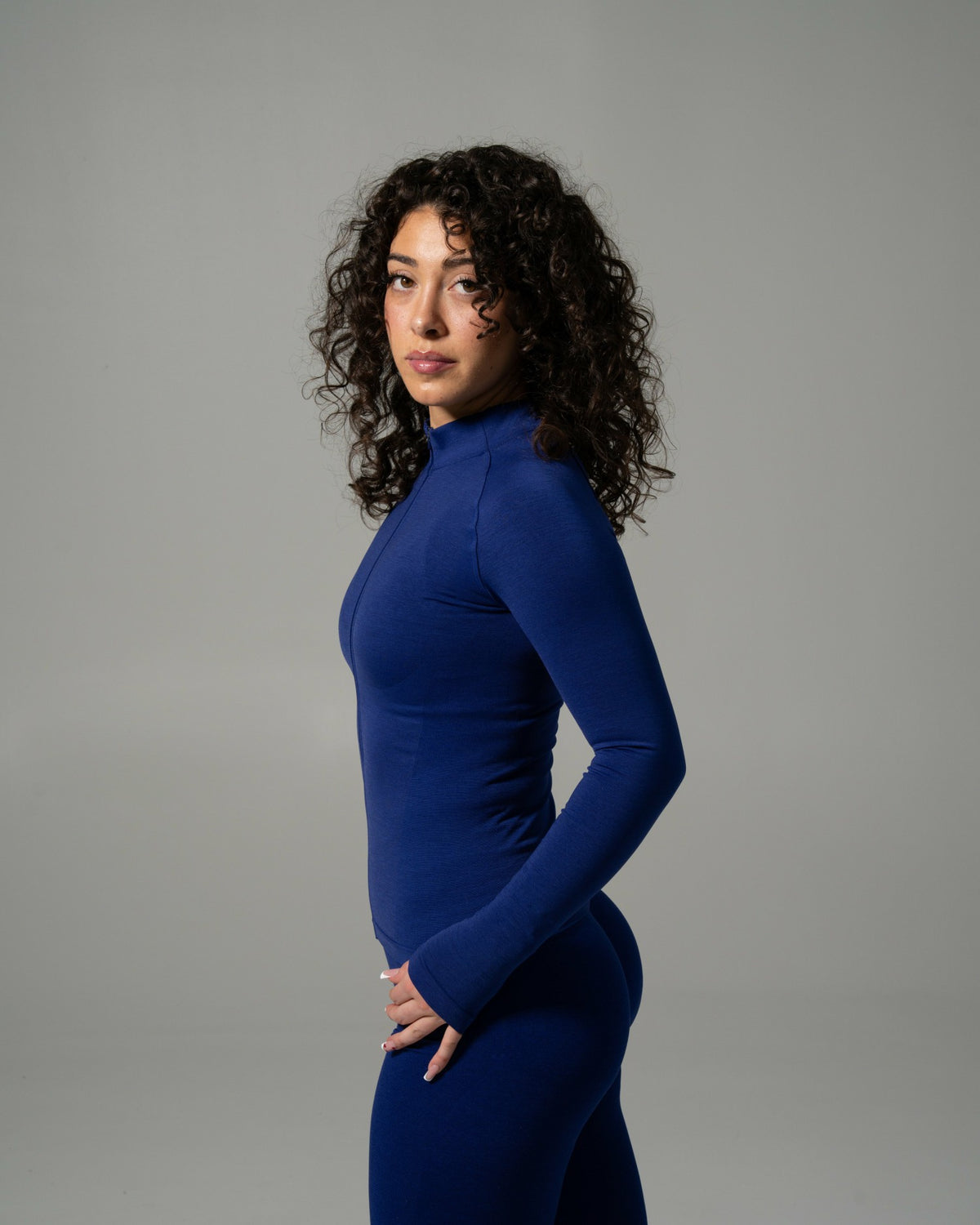 Glass Jacket - Indigo - Workout Clothes For Women | Alphalete