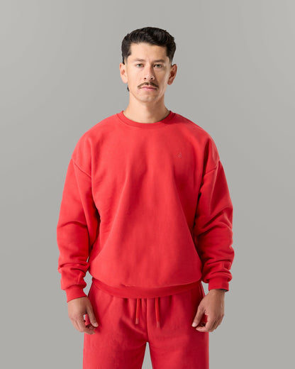 Staple Crewneck - Formula Red - Workout Clothes | Alphalete