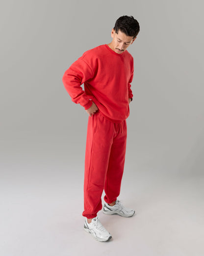 Staple Crewneck - Formula Red - Workout Clothes | Alphalete
