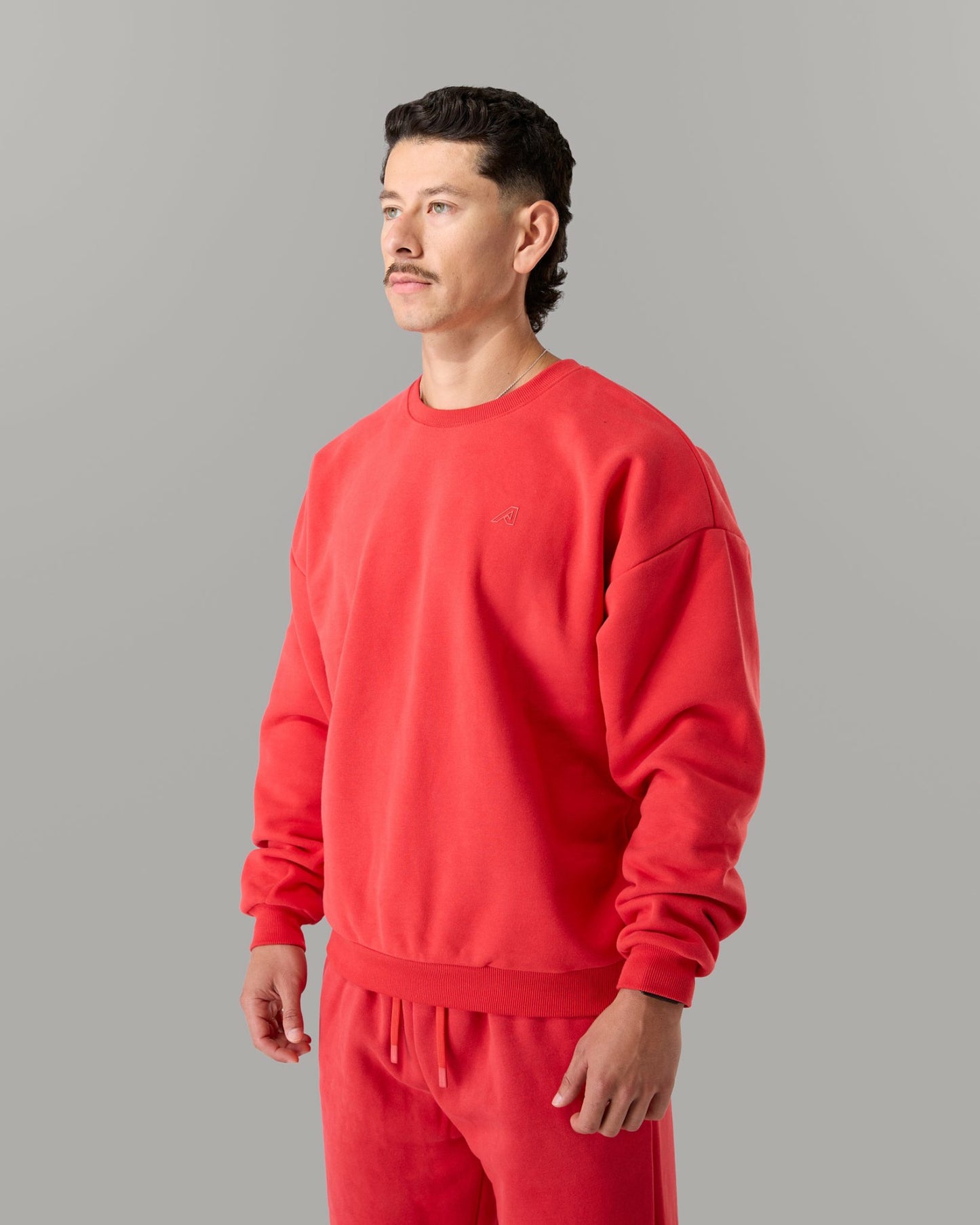 Staple Crewneck - Formula Red - Workout Clothes | Alphalete