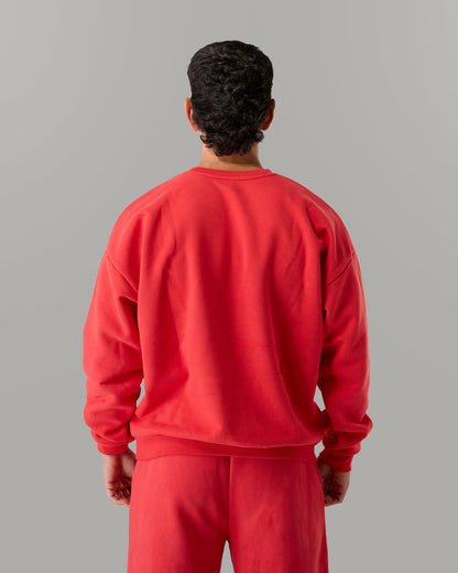 Staple Crewneck - Formula Red - Workout Clothes | Alphalete