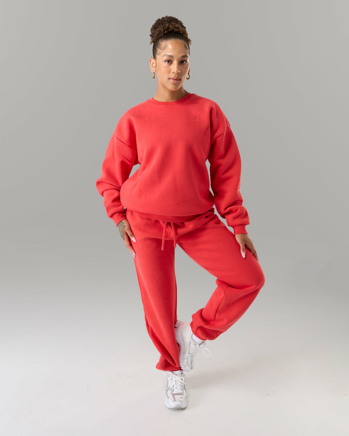 Staple Crewneck - Formula Red - Workout Clothes | Alphalete
