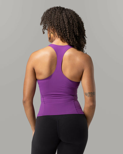 Flex Tank Long - Iris - Workout Clothes For Women | Alphalete