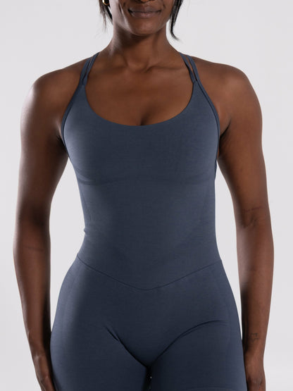 Pump Bodysuit - Dusty Navy - Workout Clothes For Women | Alphalete