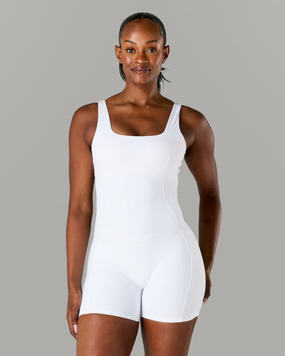 Starr Bodysuit - White - Workout Clothes For Women | Alphalete