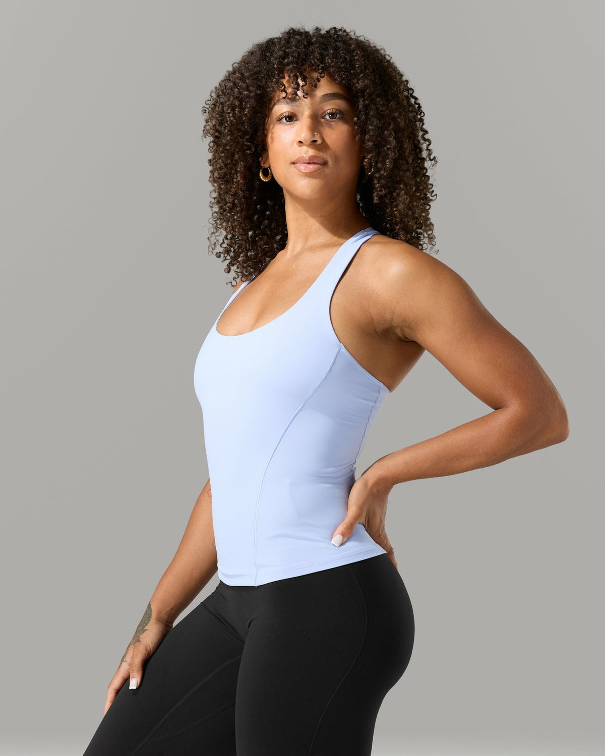Flex Tank Long - Skyline - Workout Clothes For Women | Alphalete