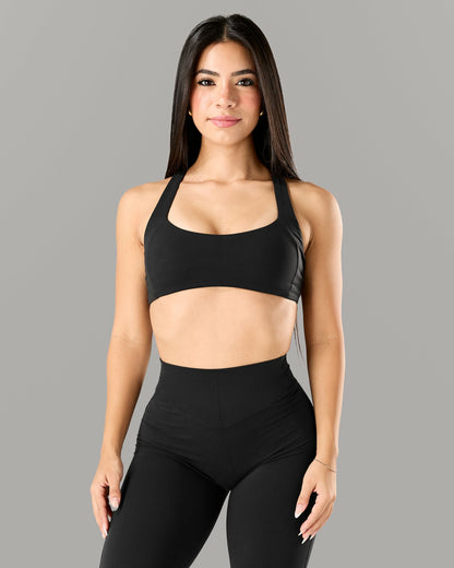 Corinna Bra A/B - Black - Best Sports Bra | Alphalete