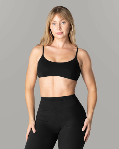 Vic Bra - Black - Best Sports Bra | Alphalete