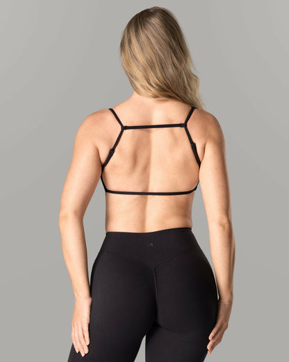 Vic Bra - Black - Best Sports Bra | Alphalete